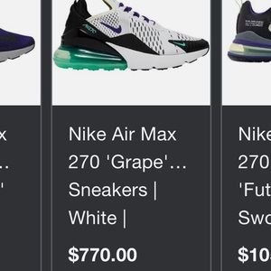 Nike Air Max 270 ‘grape’ 2018